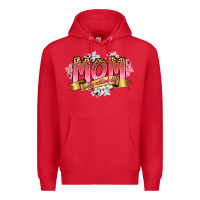 Red mom happy mothers day Premium Hoodie - RanaPortraitStore