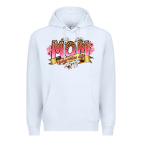 White mom happy mothers day Premium Hoodie - RanaPortraitStore