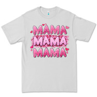 Dove Grey mama mama mama valentine's day Premium Tee - LillyAllenDesigns