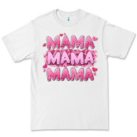 White mama mama mama valentine's day Premium Tee - LillyAllenDesigns