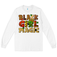 White black girl magic juneteenth Long Sleeve Tee - CowGirlArtShop