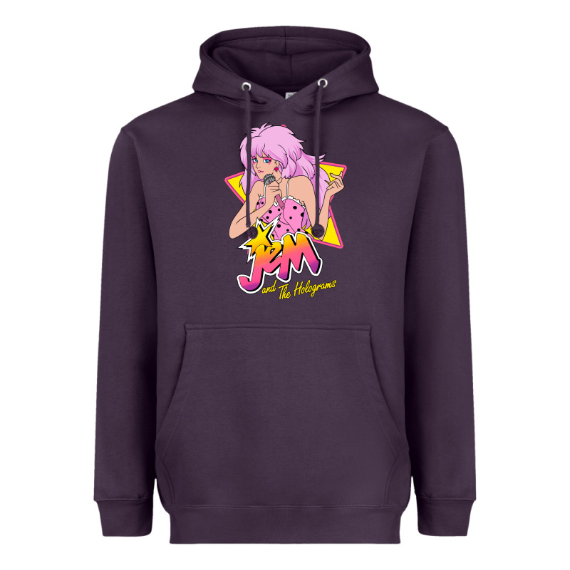 So Funny Jem And The Holograms Classic Fans Heavyweight Hoodie by lanVoArt | Teevron