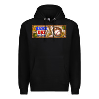 Black game day vibes Premium Hoodie - BundleAndBundleShop