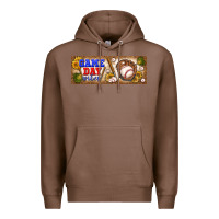 Chestnut game day vibes Premium Hoodie - BundleAndBundleShop