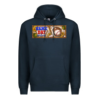 Navy game day vibes Premium Hoodie - BundleAndBundleShop