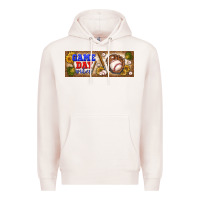 Pale Pink game day vibes Premium Hoodie - BundleAndBundleShop