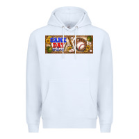 White game day vibes Premium Hoodie - BundleAndBundleShop