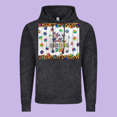 Life Is Better With A Dog Tumbler Tbs Vintage Hoodie Designed By Tumblerdesignbyshophia