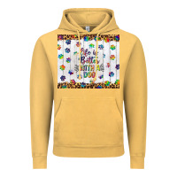 Vintage Mustard life is better with a dog tumbler tbs Vintage Hoodie - TumblerDesignByShophia
