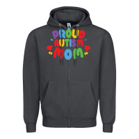 Smoke LIL Autism Mom Zipper Hoodie - CowhideDigitalArt