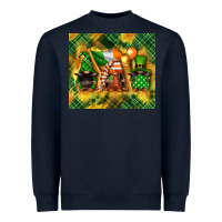 Navy St. Patrick's Day gnome Heavyweight Sweatshirt - FaDigitalArtStudio