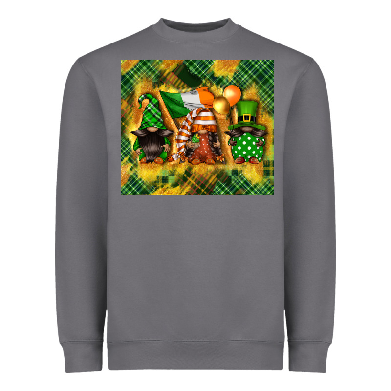 St. Patrick's Day Gnome Heavyweight Sweatshirt by FaDigitalArtStudio | Teevron