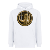 White mammoth black king Heavyweight Hoodie - lanVoArt