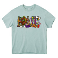 Arona Mardi Gras love dog paw Heavy Core Tee - BundleAndBundleShop
