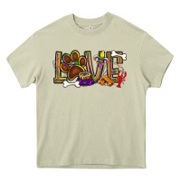 Mossy Mardi Gras love dog paw Heavy Core Tee - BundleAndBundleShop