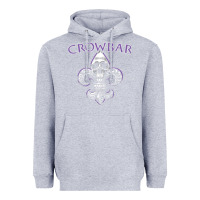 Heather Grey crowbar Heavyweight Hoodie - lanVoArt