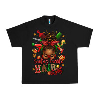 Black santas favorite hair stylist afro messy bun Urban Heavy Tee - texasbilliewilder