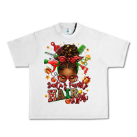 Lunar Rock santas favorite hair stylist afro messy bun Urban Heavy Tee - texasbilliewilder