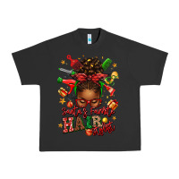 Pigment Black santas favorite hair stylist afro messy bun Urban Heavy Tee - texasbilliewilder