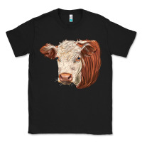 Black hereford cow face Classic Tee - LillyAllenDesigns