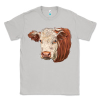 Moon Dust hereford cow face Classic Tee - LillyAllenDesigns