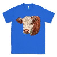 True Royal hereford cow face Classic Tee - LillyAllenDesigns
