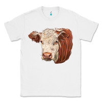 White hereford cow face Classic Tee - LillyAllenDesigns
