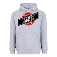 Heather Grey toqger vintage rainbow line Heavyweight Hoodie - lanVoArt