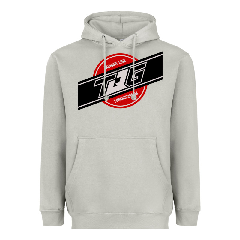 Toqger Vintage Rainbow Line Heavyweight Hoodie by lanVoArt | Teevron