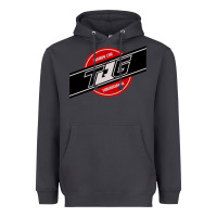 Smoke toqger vintage rainbow line Heavyweight Hoodie - lanVoArt