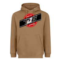 Toasted Coconut toqger vintage rainbow line Heavyweight Hoodie - lanVoArt