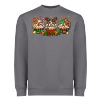 Storm christmas cupcake with gingerbreads bbs Heavyweight Sweatshirt - BundleAndBundleShop