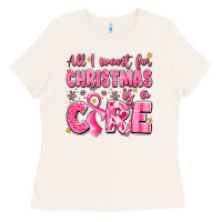 Bone all i want for christmas is a cure breast cancer Ladies Tee - LillyAllenDesigns