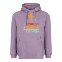 Lavender Vintage 1 Cross 3 Nails Forgiven Christian Easter Gift Heavyweight Hoodie - lanVoArt