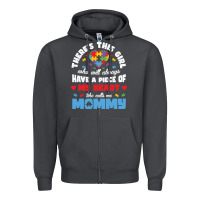 Smoke lil autism mom Zipper Hoodie - CowhideDigitalArt