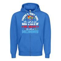 True Royal lil autism mom Zipper Hoodie - CowhideDigitalArt