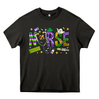 Asphalt Mardi Gras nurse Heavy Core Tee - BundleAndBundleShop