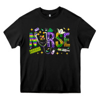 Black Mardi Gras nurse Heavy Core Tee - BundleAndBundleShop