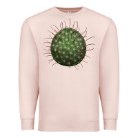 Pale Pink arizona fishhook cactus Premium Sweatshirt - LillyAllenDesigns