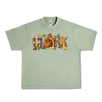 Oil Green Personalized Thanksgiving Urban Heavy Tee - NancyCooperArtShop