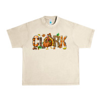 Sandshell Personalized Thanksgiving Urban Heavy Tee - NancyCooperArtShop