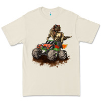 Bone monster truck and t rex dinosaur Premium Tee - LillyAllenDesigns