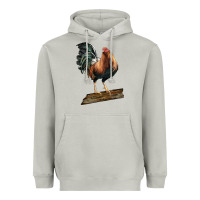 Moon Dust american game rooster standing Heavyweight Hoodie - LillyAllenDesigns
