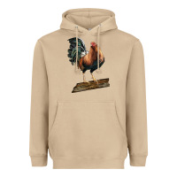 Mushroom american game rooster standing Heavyweight Hoodie - LillyAllenDesigns