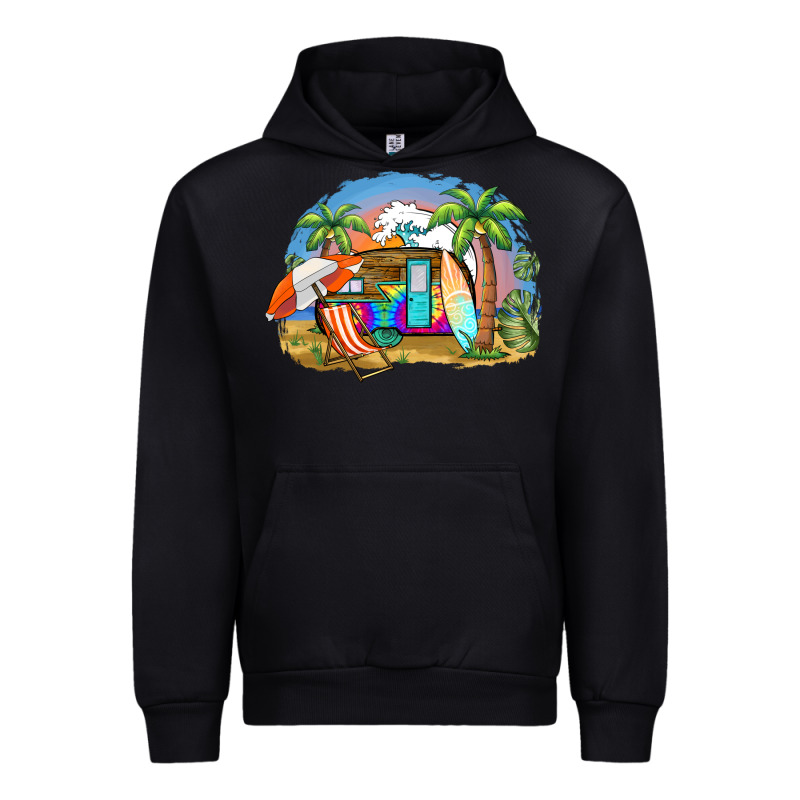 Camp Life Beach Urban Hoodie by BarkalooDesign | Teevron