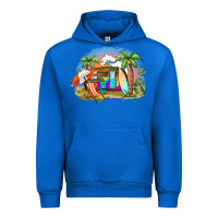Cobalt camp life beach Urban Hoodie - BarkalooDesign