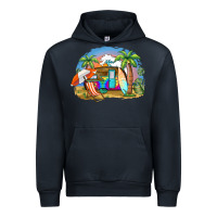 Navy camp life beach Urban Hoodie - BarkalooDesign