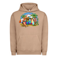 Pigment Burro camp life beach Urban Hoodie - BarkalooDesign
