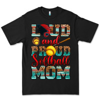 Black loud and proud softball mom Premium Tee - RanaPortraitStore