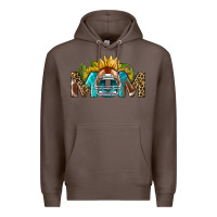 Coffee football mom Premium Hoodie - BundleAndBundleShop
